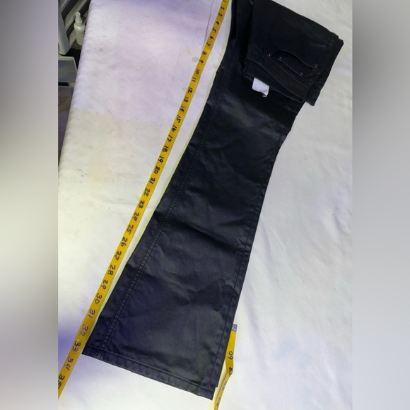 ASOS Black Parisian coated flare jeans size 26/36 - Picture 13 of 13